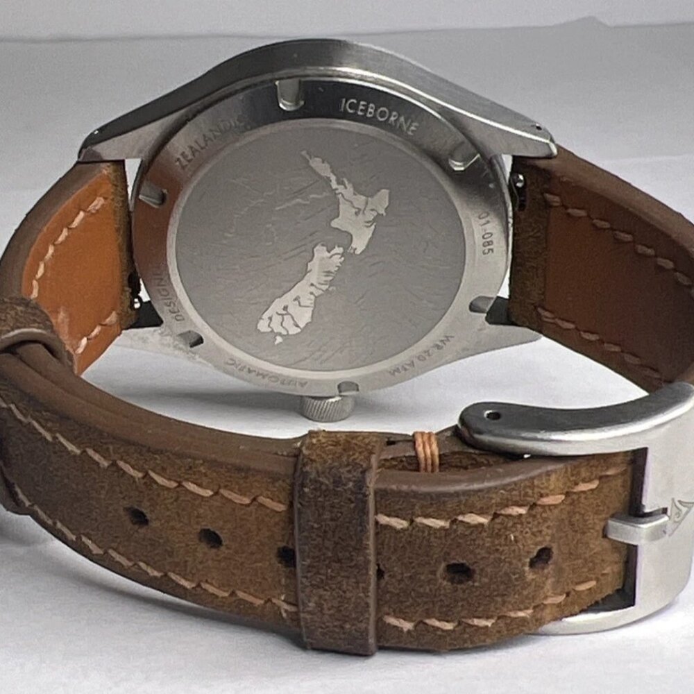 Zealandic Iceborne Watch 01-085 Automatic WR 20ATM Pounamu Green Dial - Picture 5 of 12